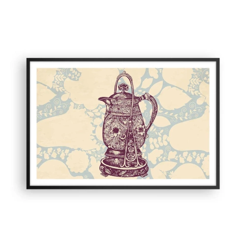 Poster in einem schwarzem Rahmen - Schönheit des Alltags - 91x61 cm