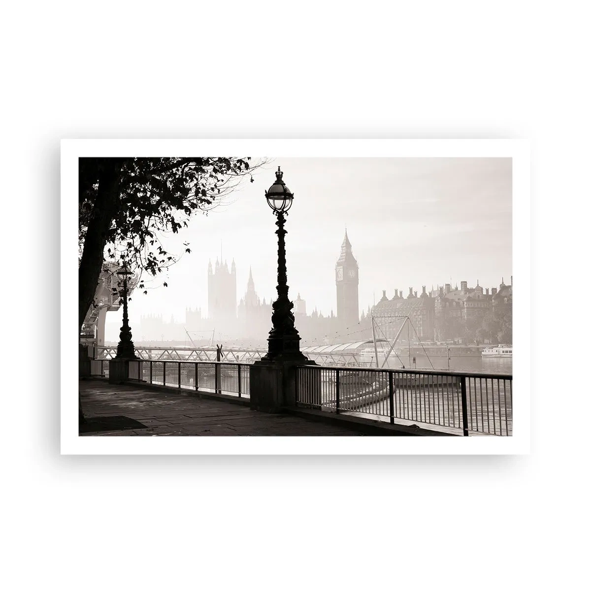 Poster - Londoner Morgen - 91x61 cm