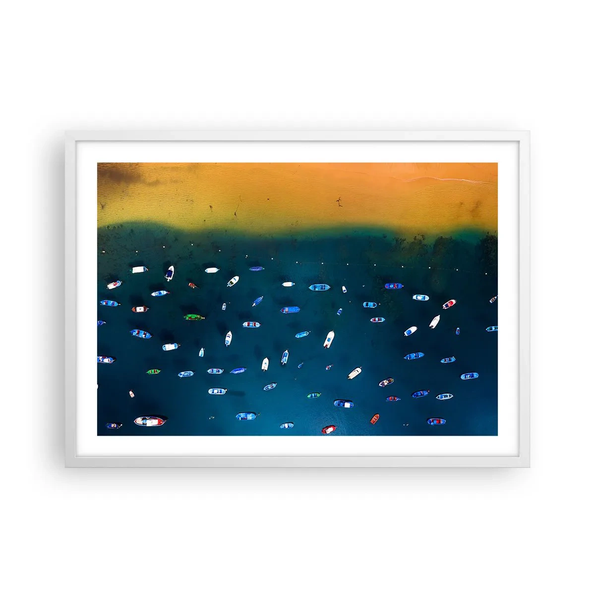 Poster in einem weißen Rahmen - Feiertagsspiel - 70x50 cm