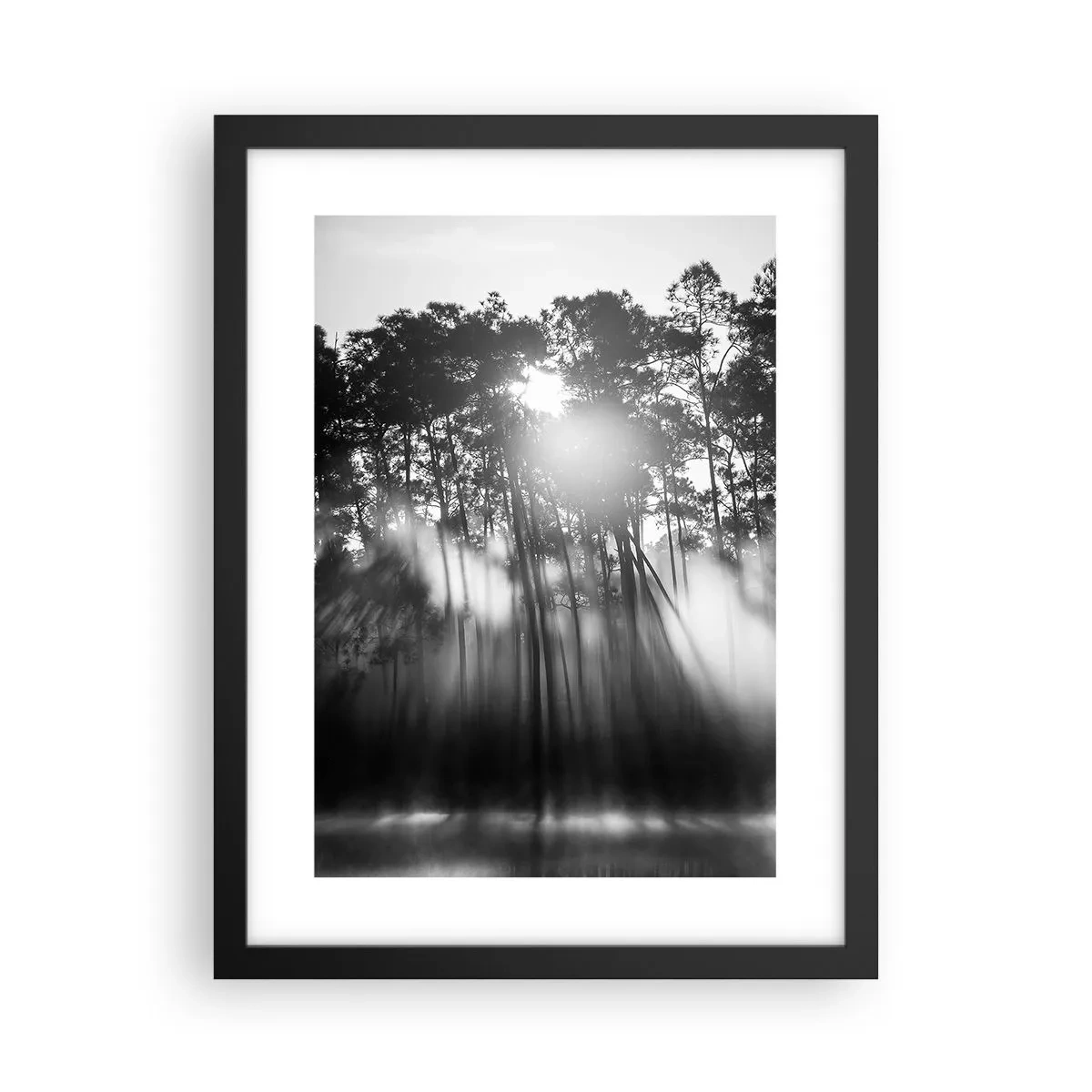 Poster in einem schwarzem Rahmen - Unaufhaltsame Sonne - 30x40 cm