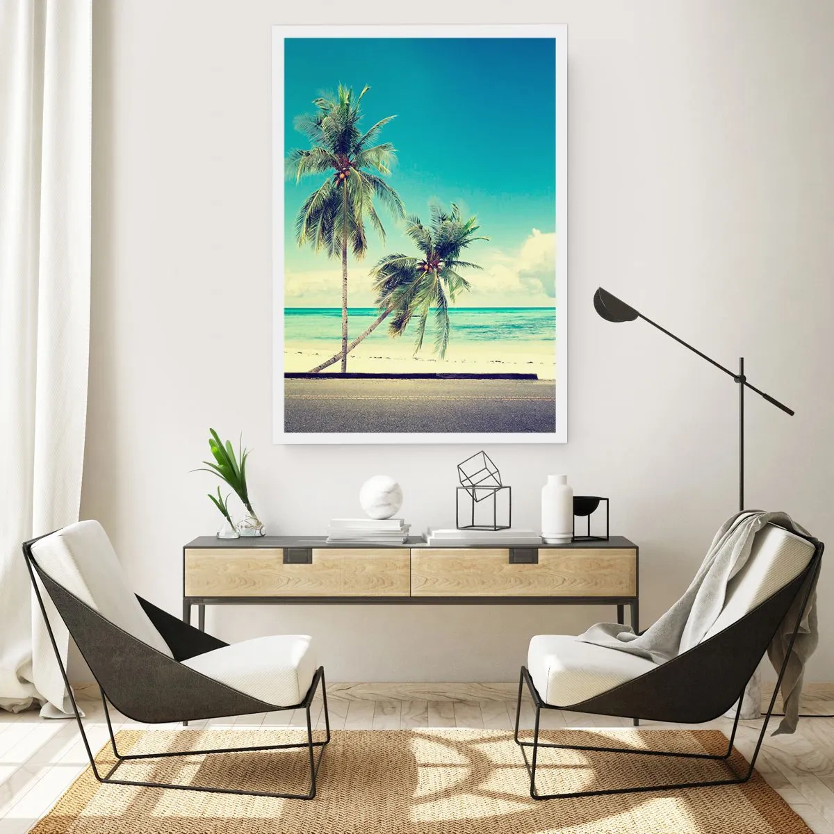 Poster - Zeit um in die Ferien zu starten - 70x100 cm