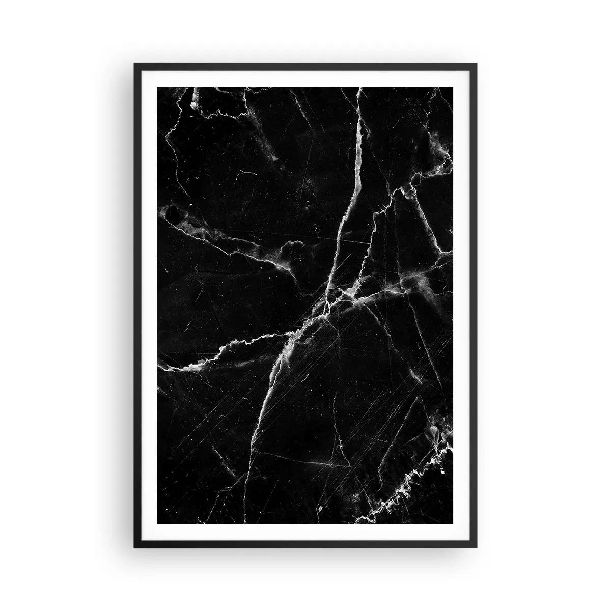 Poster in einem schwarzem Rahmen - Geheimleben des Steins - 70x100 cm