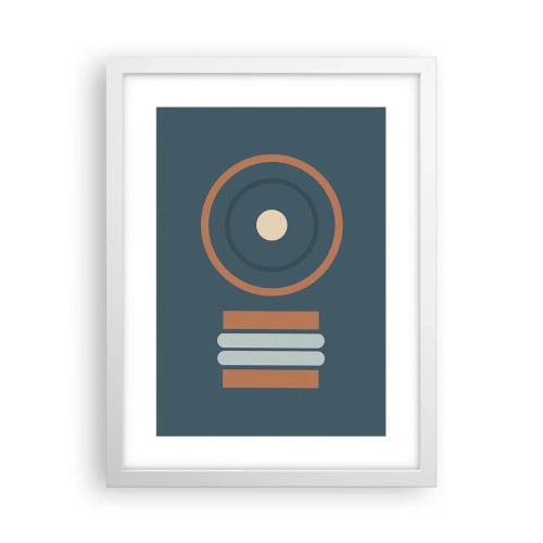 Poster in einem weißen Rahmen - Das Wesen der Dinge - 30x40 cm