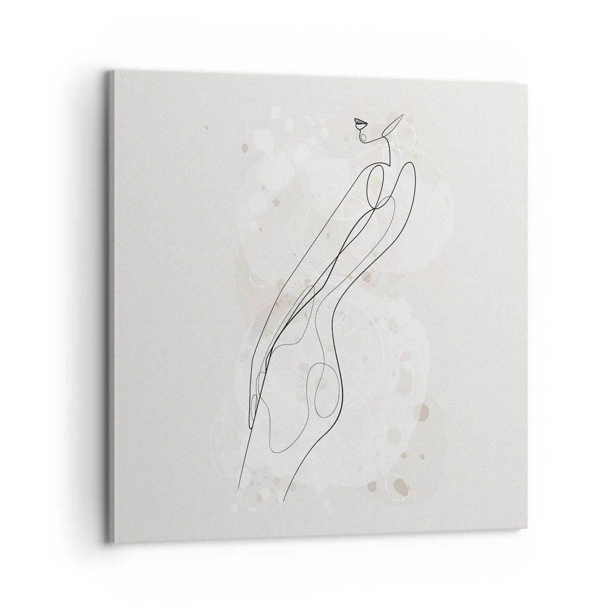 Bild auf Leinwand - Leinwandbild - Der Blick schweift - 60x60 cm