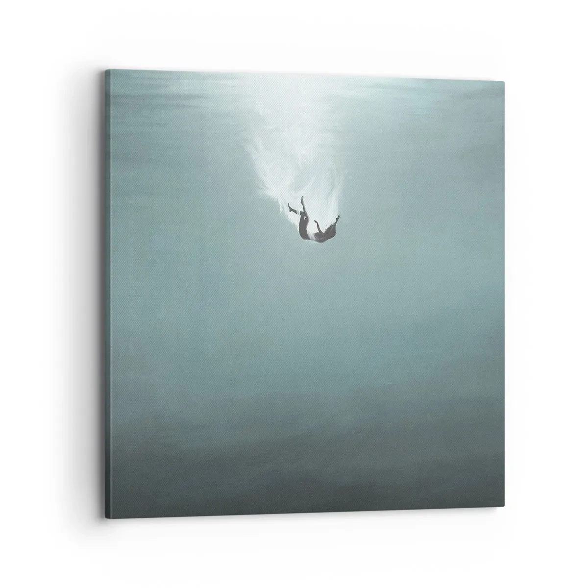 Bild auf Leinwand - Leinwandbild - In den Armen des Ozeans - 70x70 cm