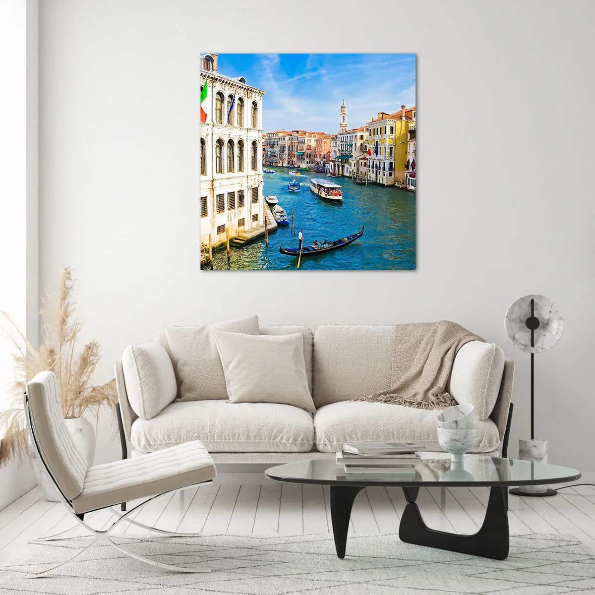 Glasbild - Bild auf glas - Der einzigartige Verkehr der Welt - 60x60 cm