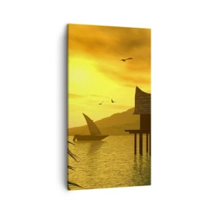 Bild auf Leinwand - Leinwandbild - Der ersehnte Frieden - 45x80 cm