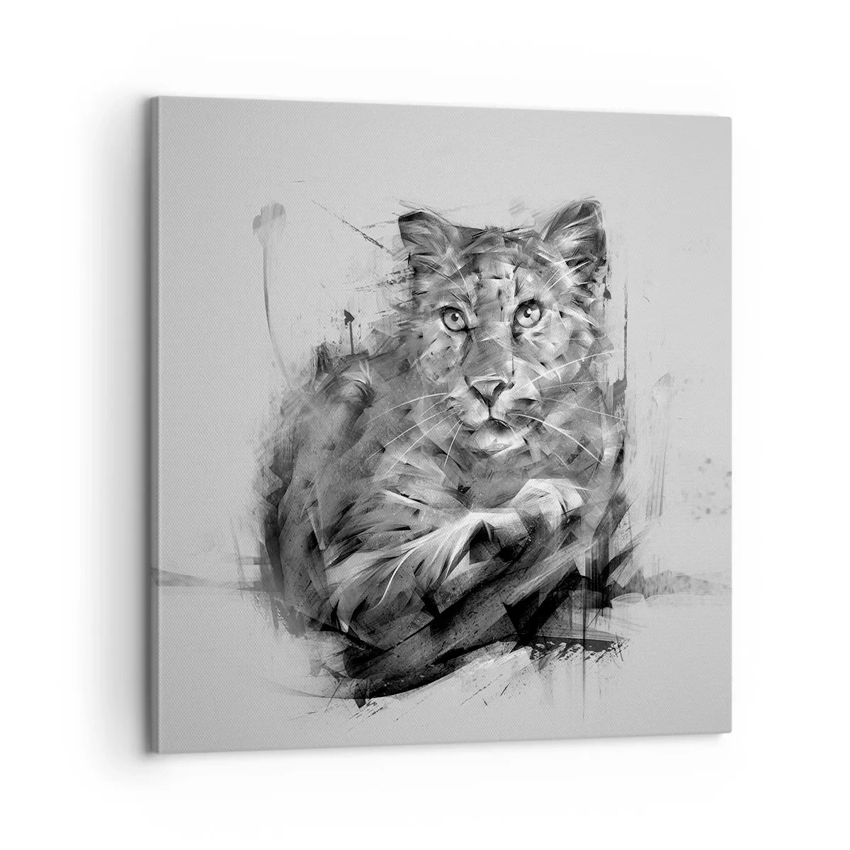 Bild auf Leinwand - Leinwandbild - Ja, ich höre aufmerksam zu - 60x60 cm