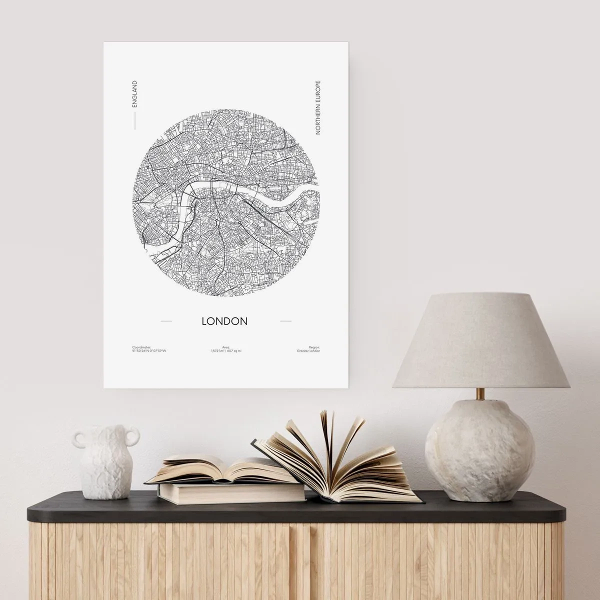 Poster - Anatomie von London - 70x100 cm