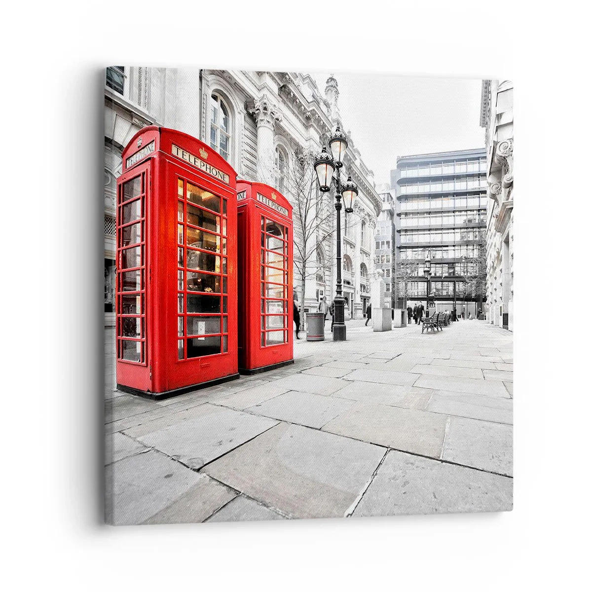 Bild auf Leinwand - Leinwandbild - Willkommen in London - 30x30 cm