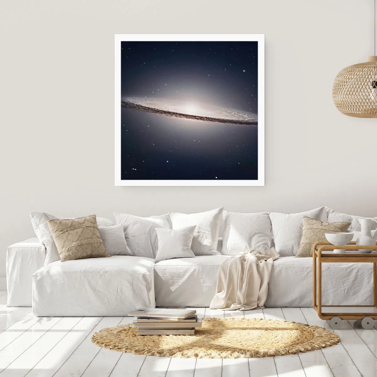 Poster - Vor langer Zeit in einer weit entfernten Galaxie ... - 60x60 cm