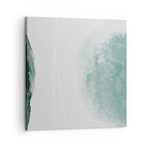 Bild auf Leinwand - Leinwandbild - Begegnung mit Nebel - 50x50 cm