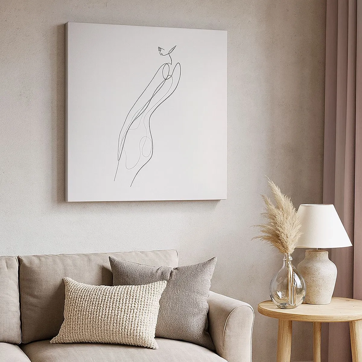 Bild auf Leinwand - Leinwandbild - Bloß ein Versprechen - 30x30 cm