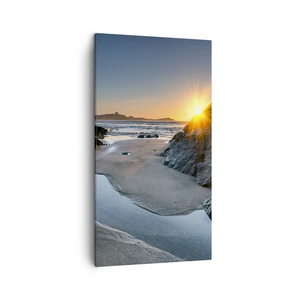 Bild auf Leinwand - Leinwandbild - Unberührt von menschlicher Hand - 45x80 cm