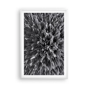 Poster in einem weißen Rahmen - Härter kann es nicht werden - 61x91 cm