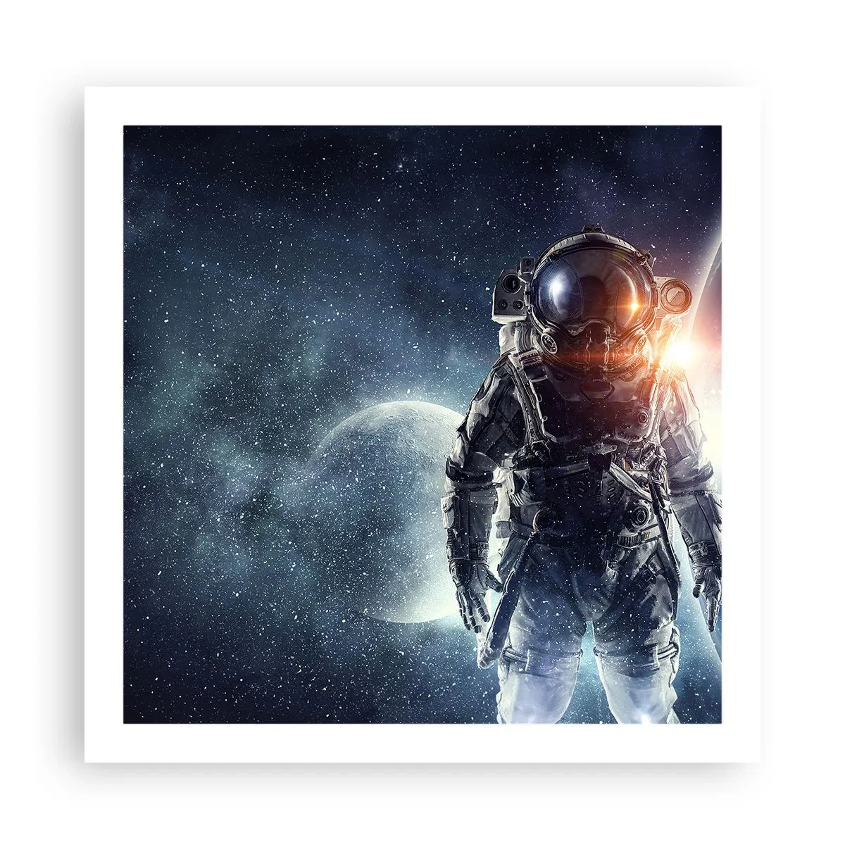 Poster - Weltraumabenteuer - 60x60 cm