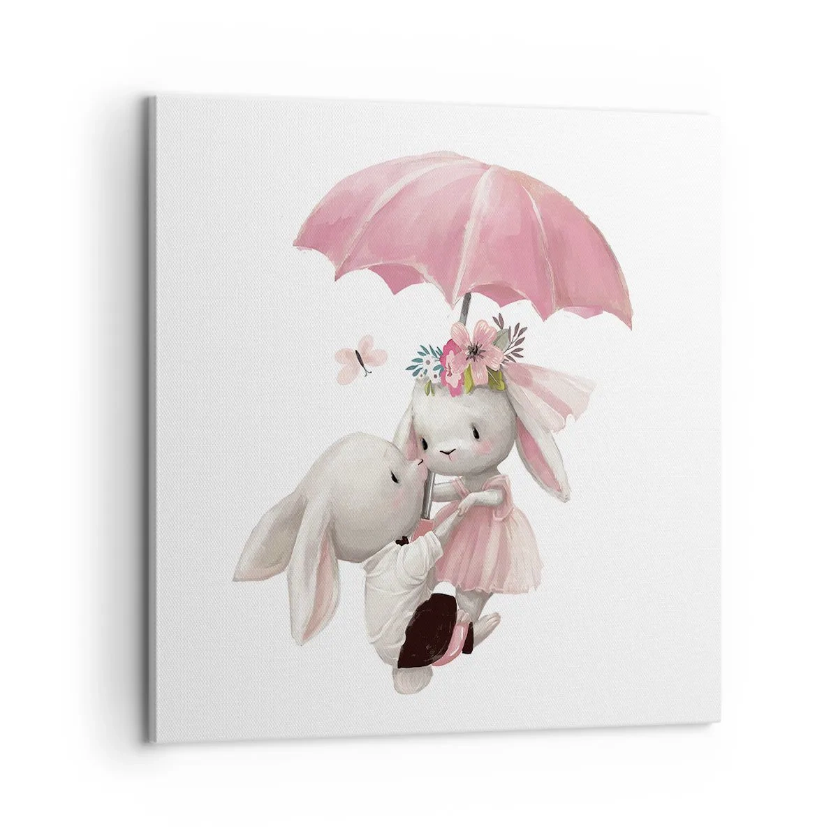 Bild auf Leinwand - Leinwandbild - Das ist eben Liebe - 60x60 cm