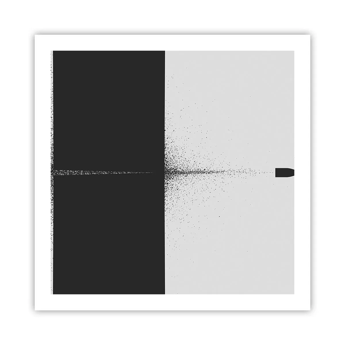Poster - Direkt zum Ziel - 60x60 cm