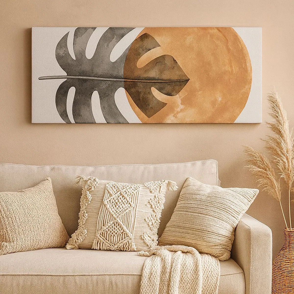 Bild auf Leinwand - Leinwandbild - Immer die Sonne - 100x40 cm
