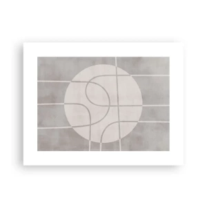 Poster - Kreisförmig und geradeaus - 40x30 cm