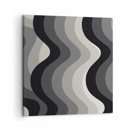 Bild auf Leinwand - Leinwandbild - Eine Welle nach der anderen - 60x60 cm