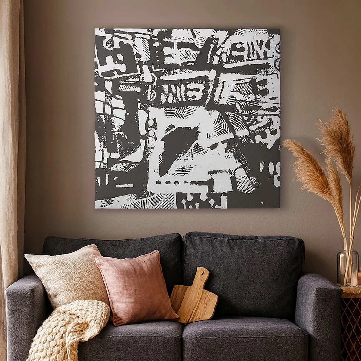 Bild auf Leinwand - Leinwandbild - Ordnung oder Chaos? - 30x30 cm