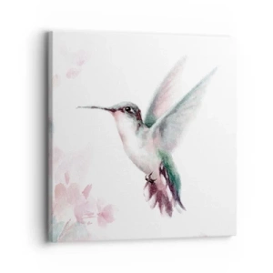 Bild auf Leinwand - Leinwandbild - Im Flattern gehalten - 30x30 cm