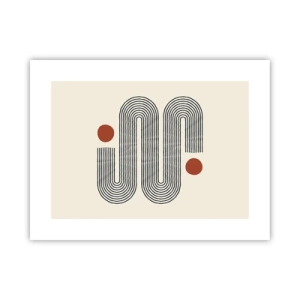 Poster - Vom Anfang bis zum Ende - 40x30 cm