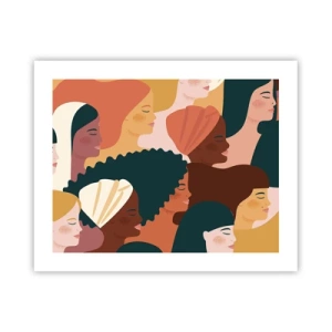 Poster - Nur Weiblichkeit - 50x40 cm