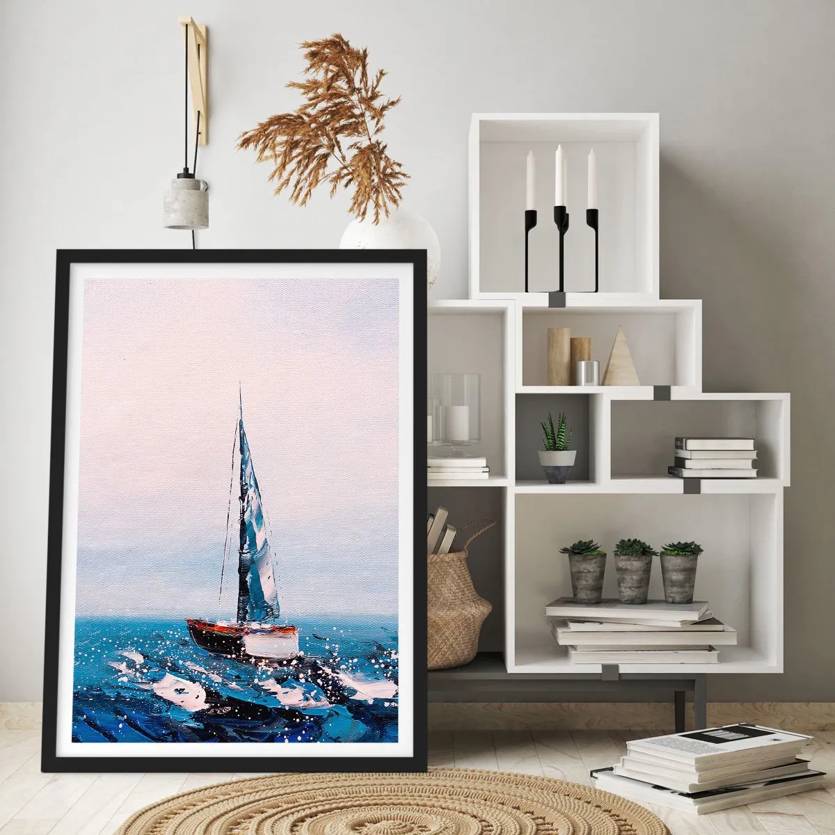 Poster in einem schwarzem Rahmen - Bruderschaft des Windes - 70x100 cm