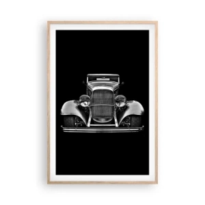 Poster in einem Rahmen aus heller Eiche - Wahrer Gentleman - 61x91 cm