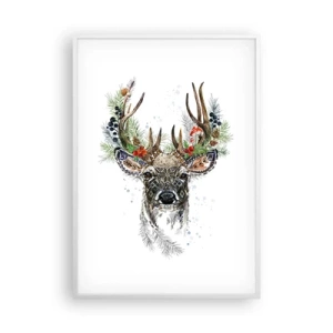 Poster in einem weißen Rahmen - Im festlichen Gewand - 70x100 cm