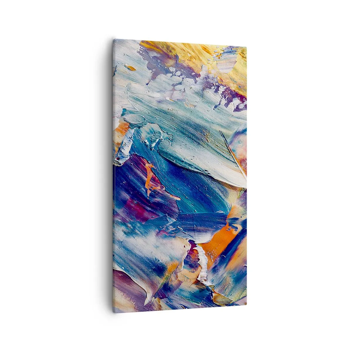 Bild auf Leinwand - Leinwandbild - Farbverwirrung - 55x100 cm