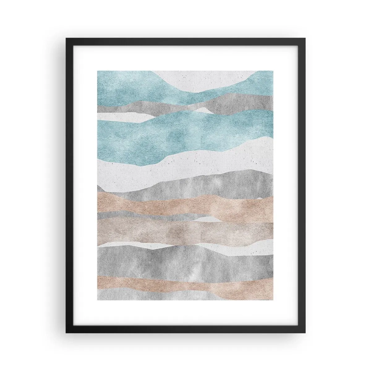 Poster in einem schwarzem Rahmen - Studie über Nähe - 40x50 cm