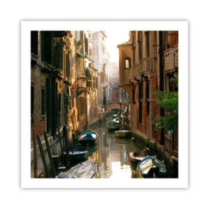 Poster - In einer venezianischen Gasse - 60x60 cm