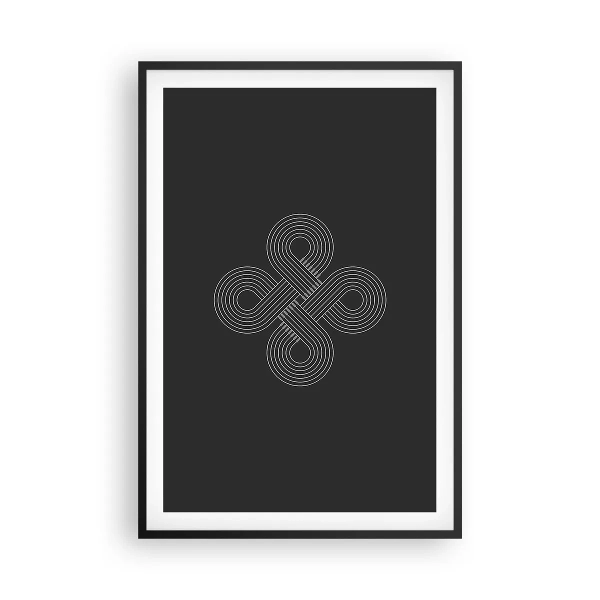 Poster in einem schwarzem Rahmen - Im keltischen Geist - 61x91 cm
