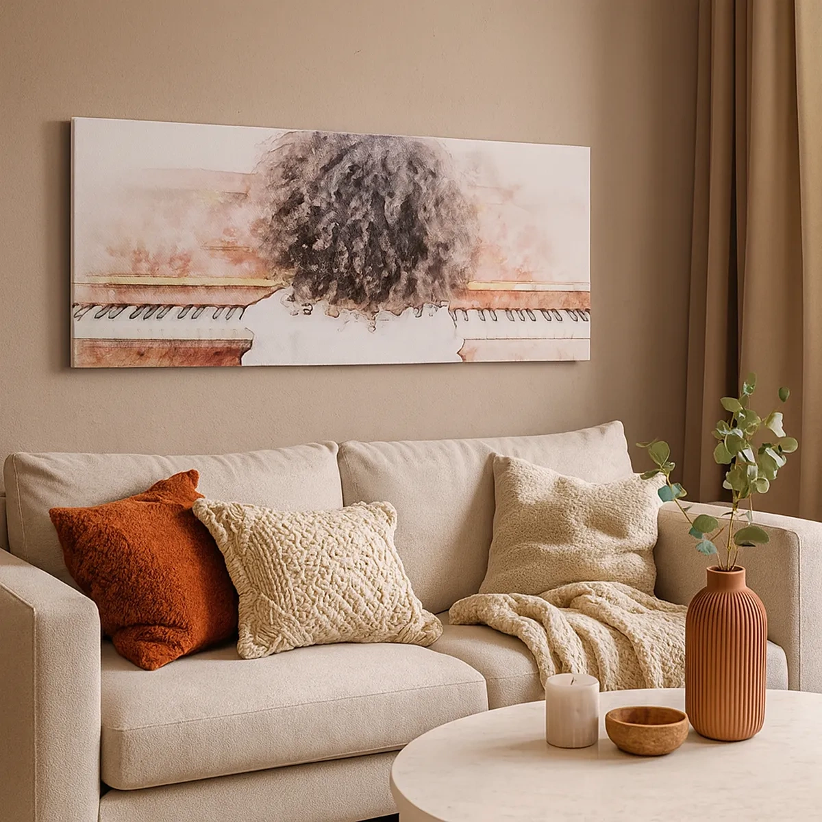 Bild auf Leinwand - Leinwandbild - In der neuen Welt - 30x30 cm