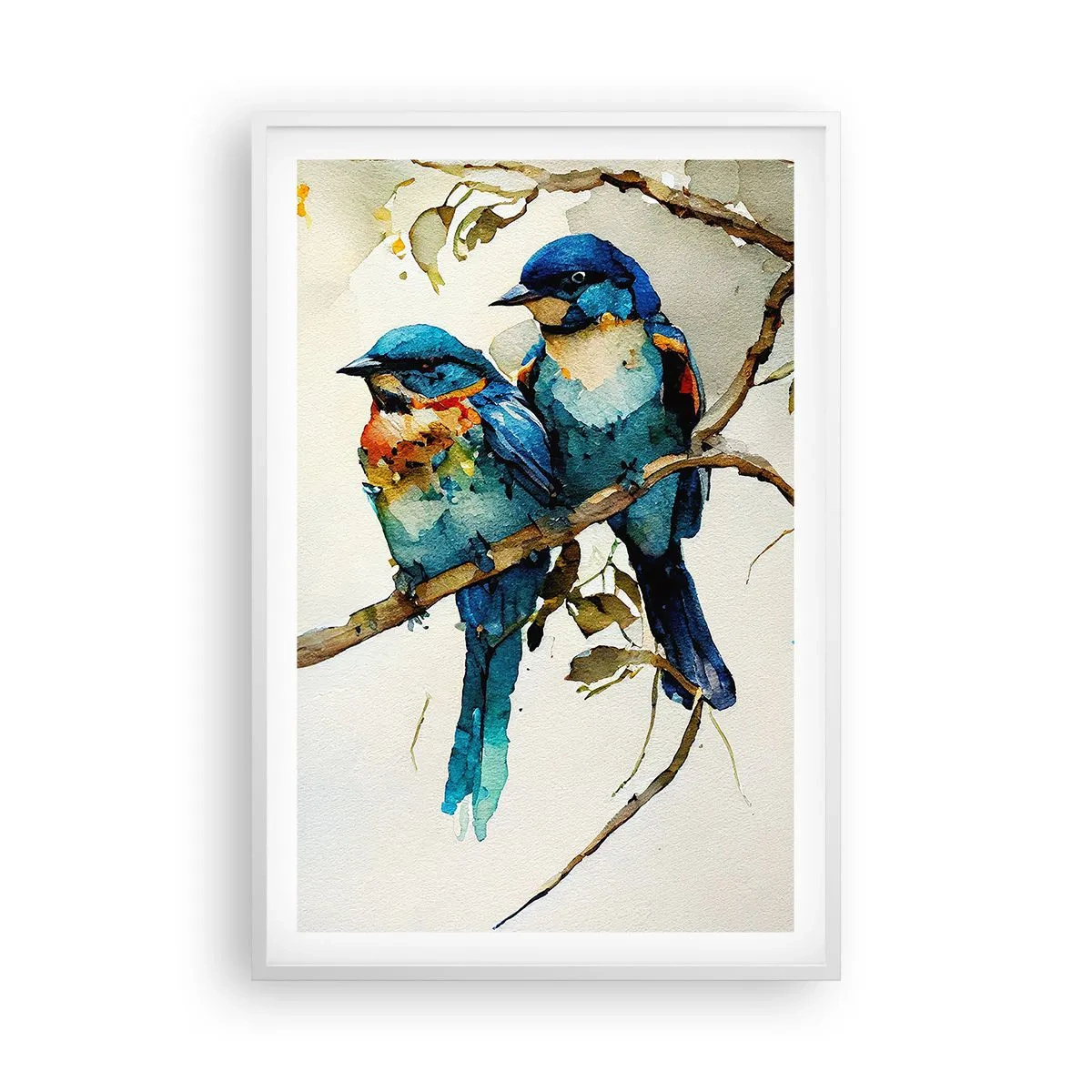 Poster in einem weißen Rahmen - War er beleidigt? - 61x91 cm