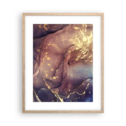 Poster in einem Rahmen aus heller Eiche - Materie und Geist - 40x50 cm