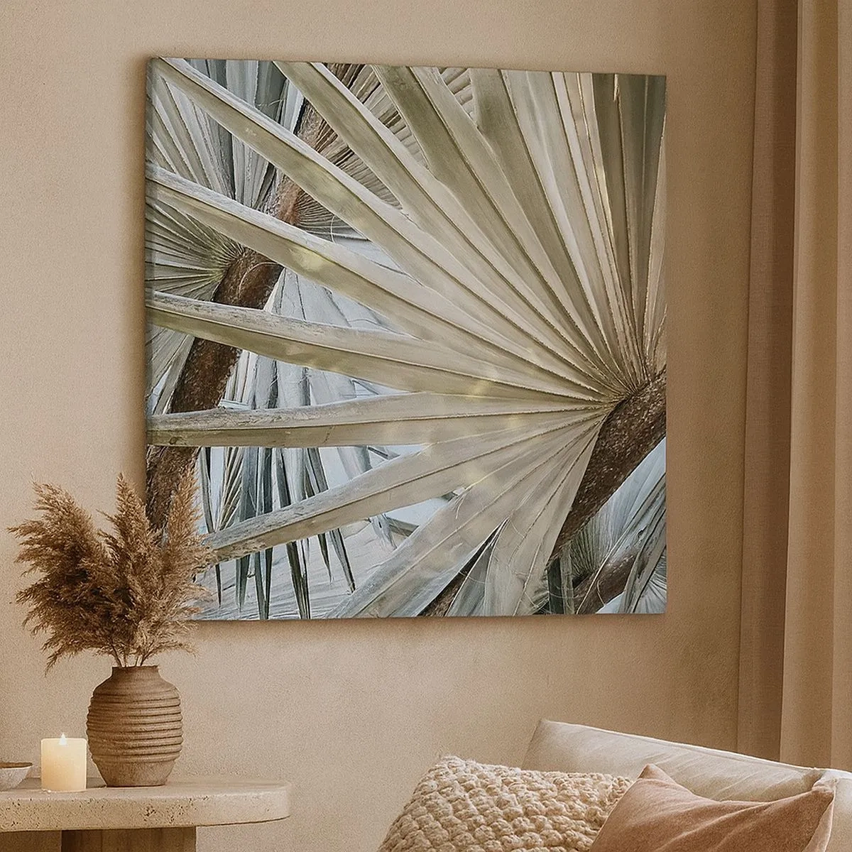 Bild auf Leinwand - Leinwandbild - Fans in den Tropen - 30x30 cm