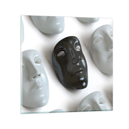 Glasbild - Bild auf glas - Wie hebt man sich ab? - 30x30 cm