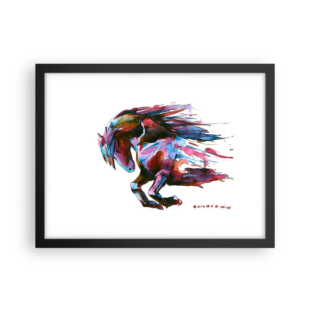 Poster in einem schwarzem Rahmen - In Verzückung - 40x30 cm
