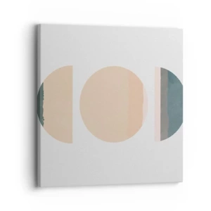 Bild auf Leinwand - Leinwandbild - Ein Rad hinter dem anderen… - 30x30 cm