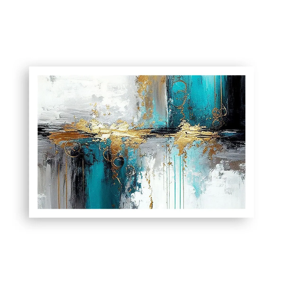 Poster - Alles fließt - 91x61 cm