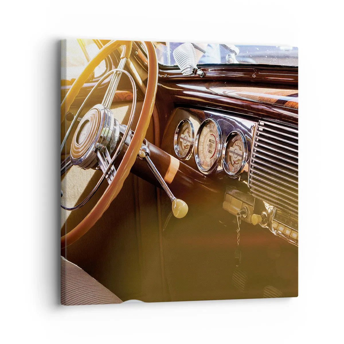Bild auf Leinwand - Leinwandbild - Ein Hauch von Luxus aus der Vergangenheit - 30x30 cm