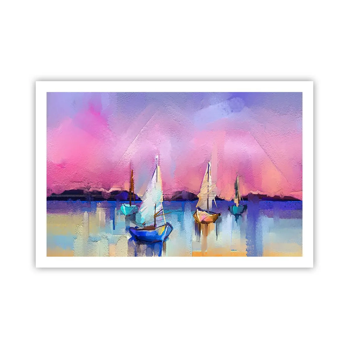 Poster - Richtung: breites Wasser - 91x61 cm