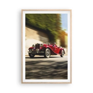 Poster in einem Rahmen aus heller Eiche - Schöner als Nike von Samothrake - 61x91 cm