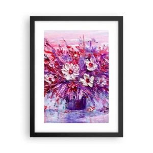 Poster in einem schwarzem Rahmen - Unschuld und Leidenschaft - 30x40 cm