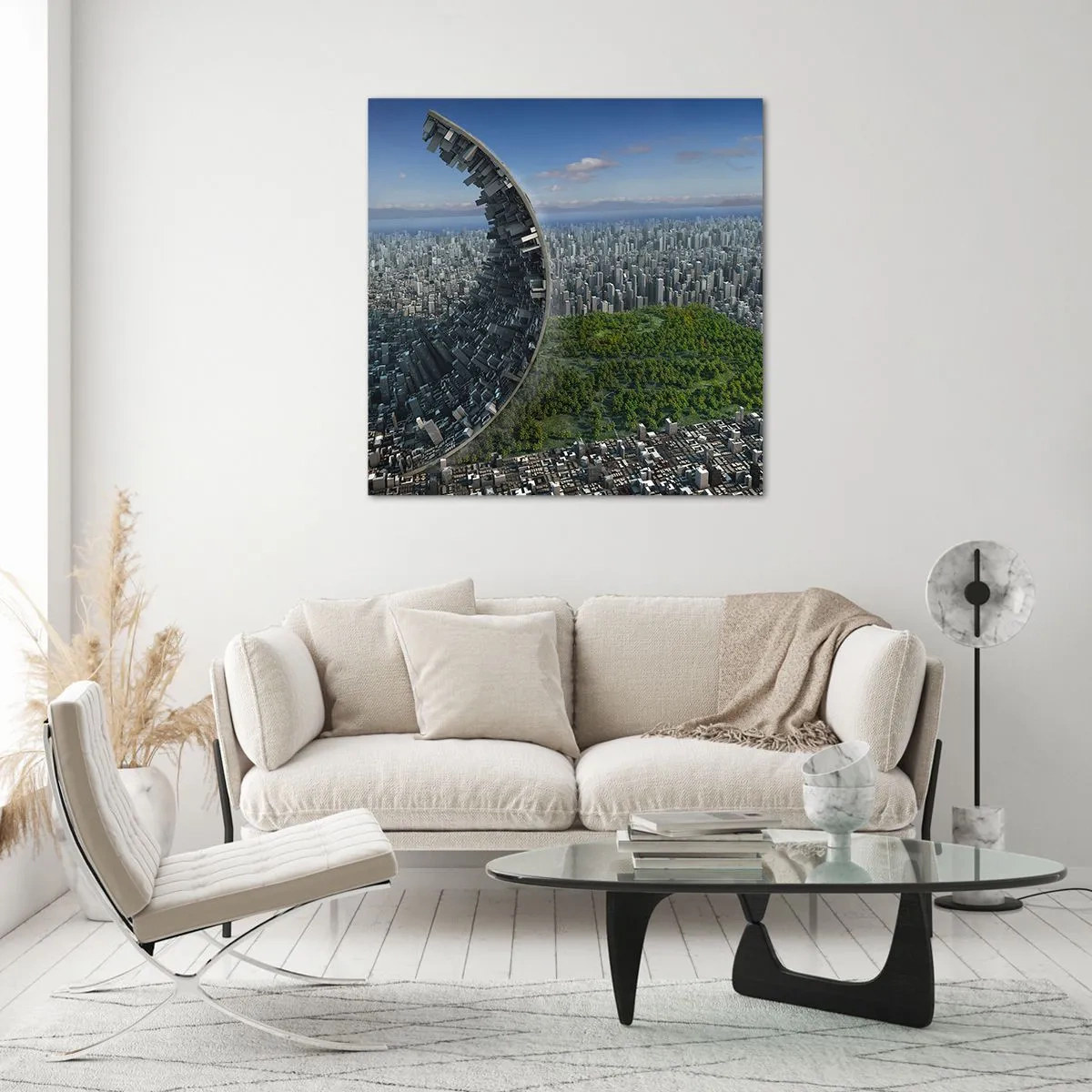 Glasbild - Bild auf glas - Die Natur ist ewig - 30x30 cm