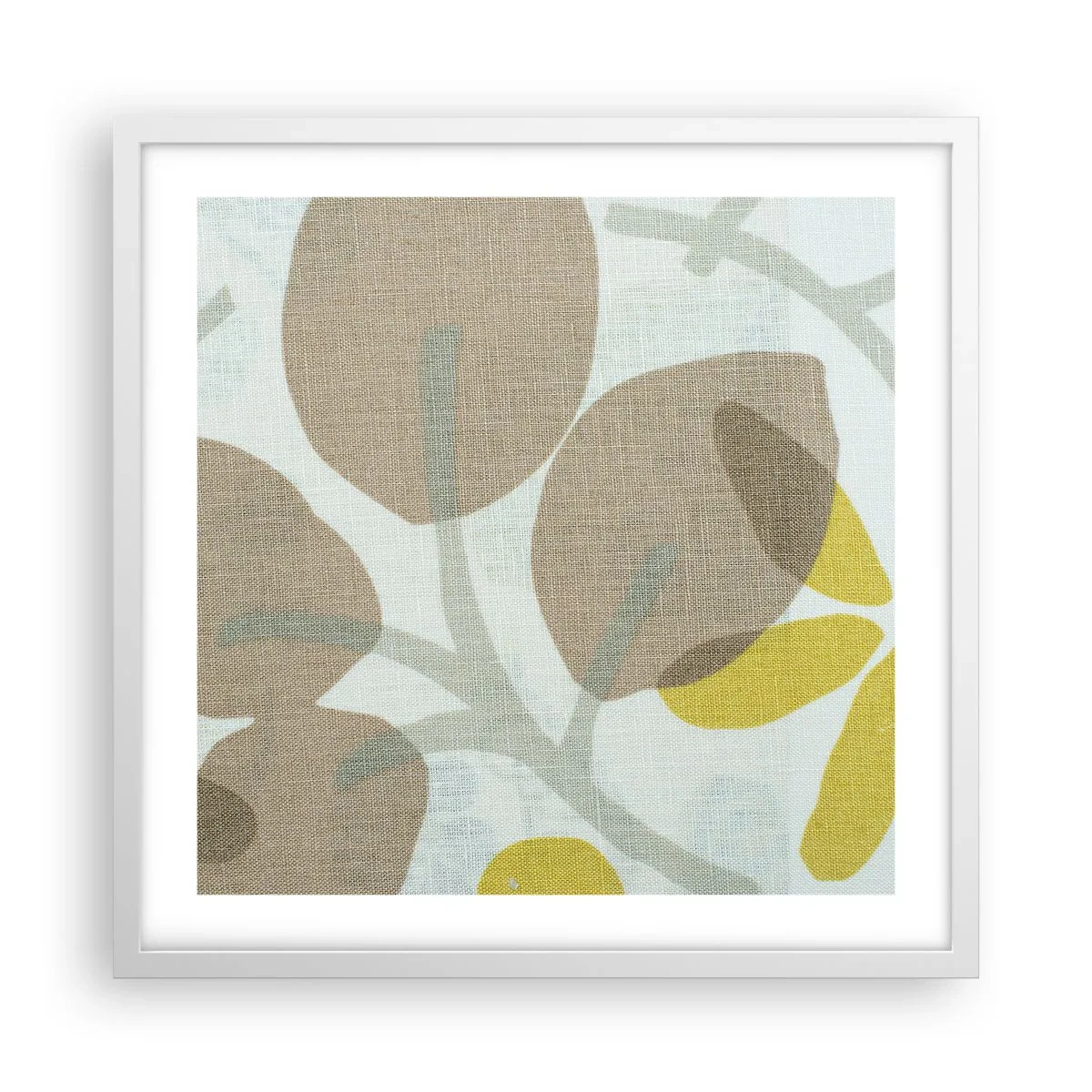 Poster in einem weißen Rahmen - Komposition in voller Sonne - 50x50 cm